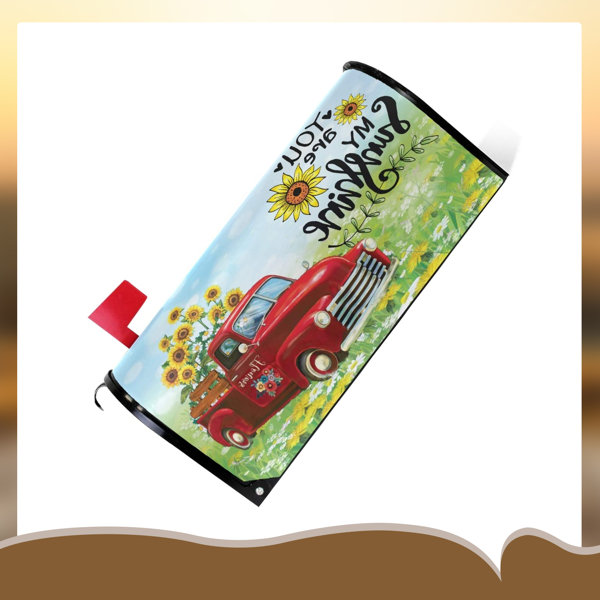 Eternal Night Flower Truck Mailbox Cover Wayfair